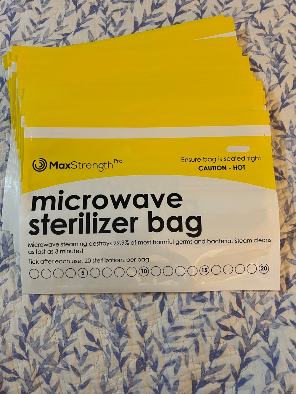 18ct NWT (sealed) Microwave Sterilizer Bag